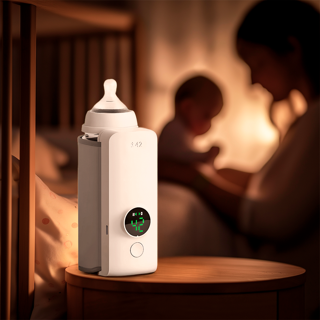 Portable Baby Bottle Warmer – Travel-Friendly & Rechargeable