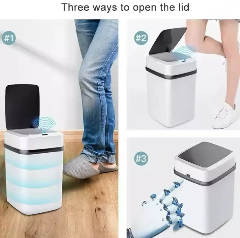 Self Changing Automatic Trash Bin - Electric Waste Bin for Home