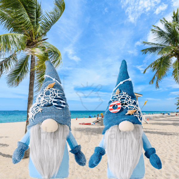 Adorable Plush Nautical Gnome For Home Decoration