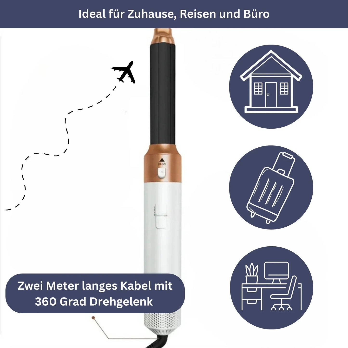 StyleAir 5in1 – Multifunktionaler Heißluft-Styler