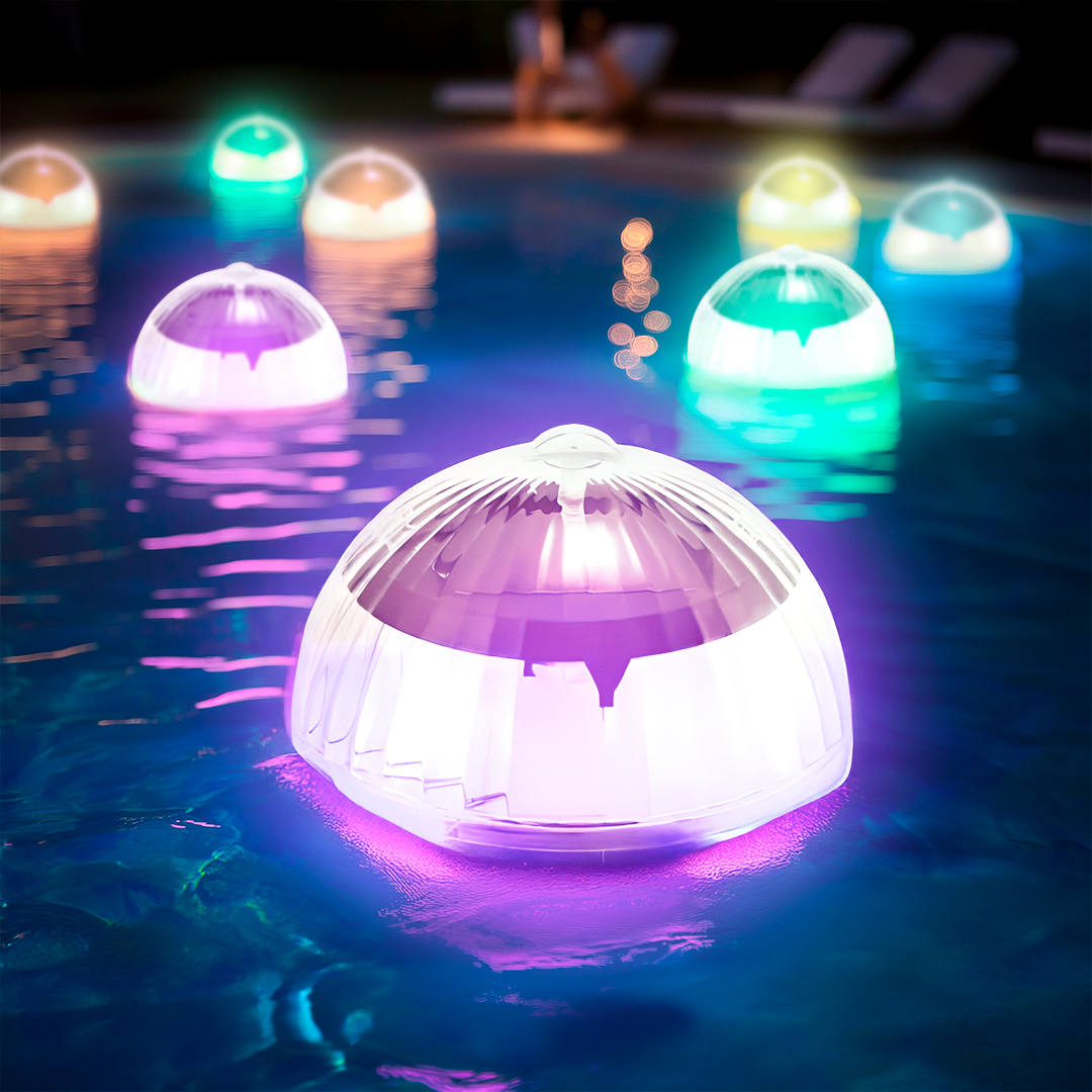 Floating Swimming Pool Lights – Solar-Powered LED Color-Changing Decor