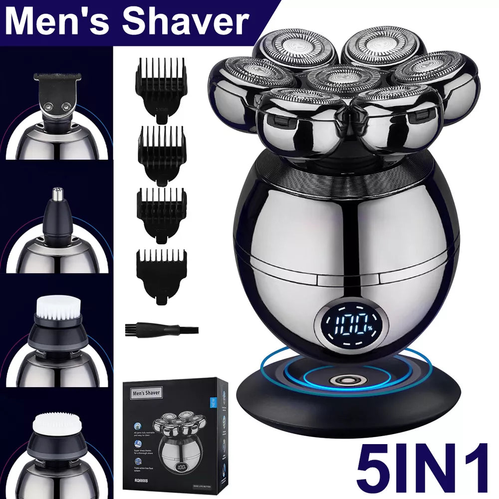 Wireless Electric Head Shaver – Effortless, Smooth & Fast Grooming