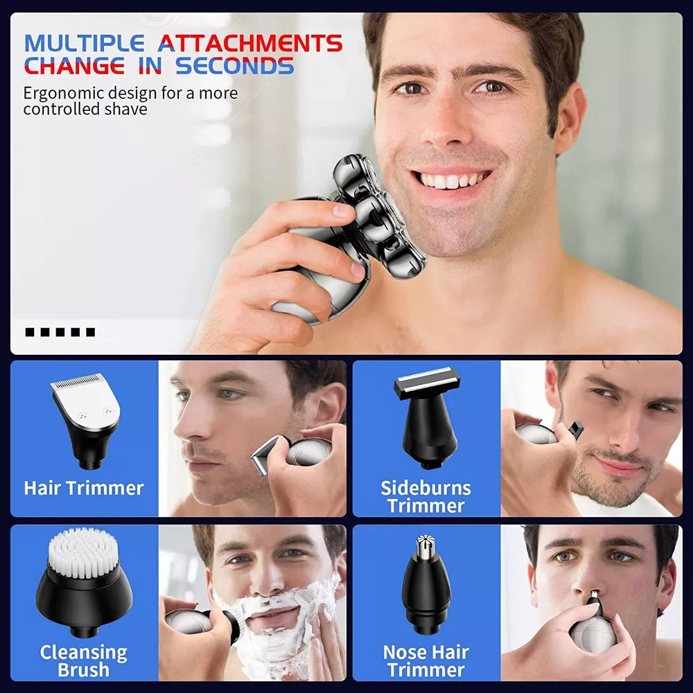 Wireless Electric Head Shaver – Effortless, Smooth & Fast Grooming