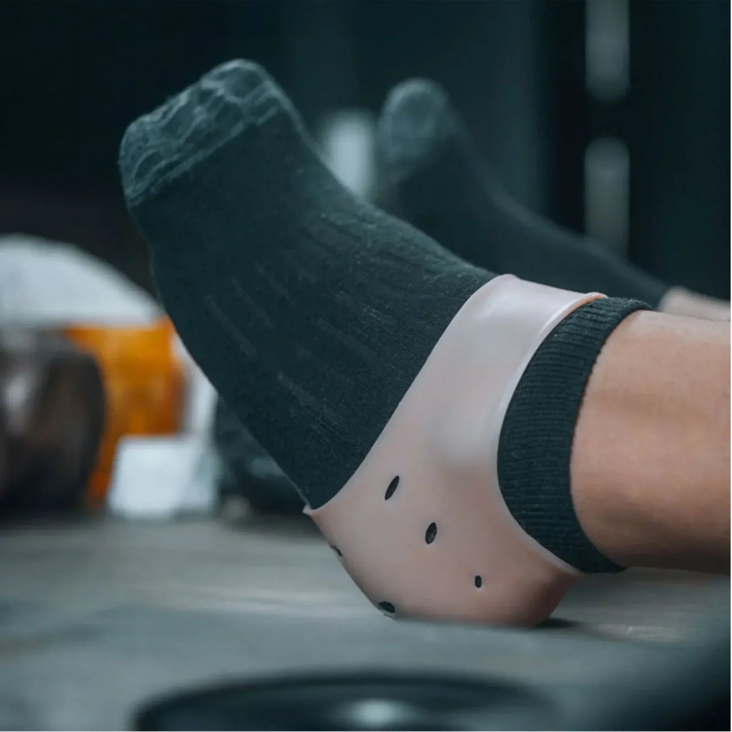 SilkProtect Wiederverwendbare Silikon-Fersensocken