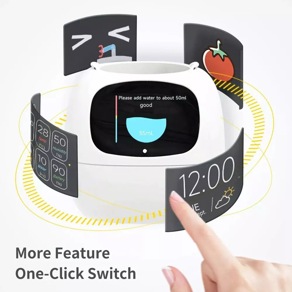 Smart Sensors Planter - 7 Smart Sensors, and Ai Chips Make Raising Plants Easy and Fun for Living Room