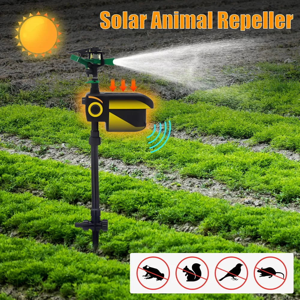 Automatic Motion-Activated Animal Repellent Garden Sprinkler - Animal Sensor Outdoor Lawn Yard Water Sprinkler
