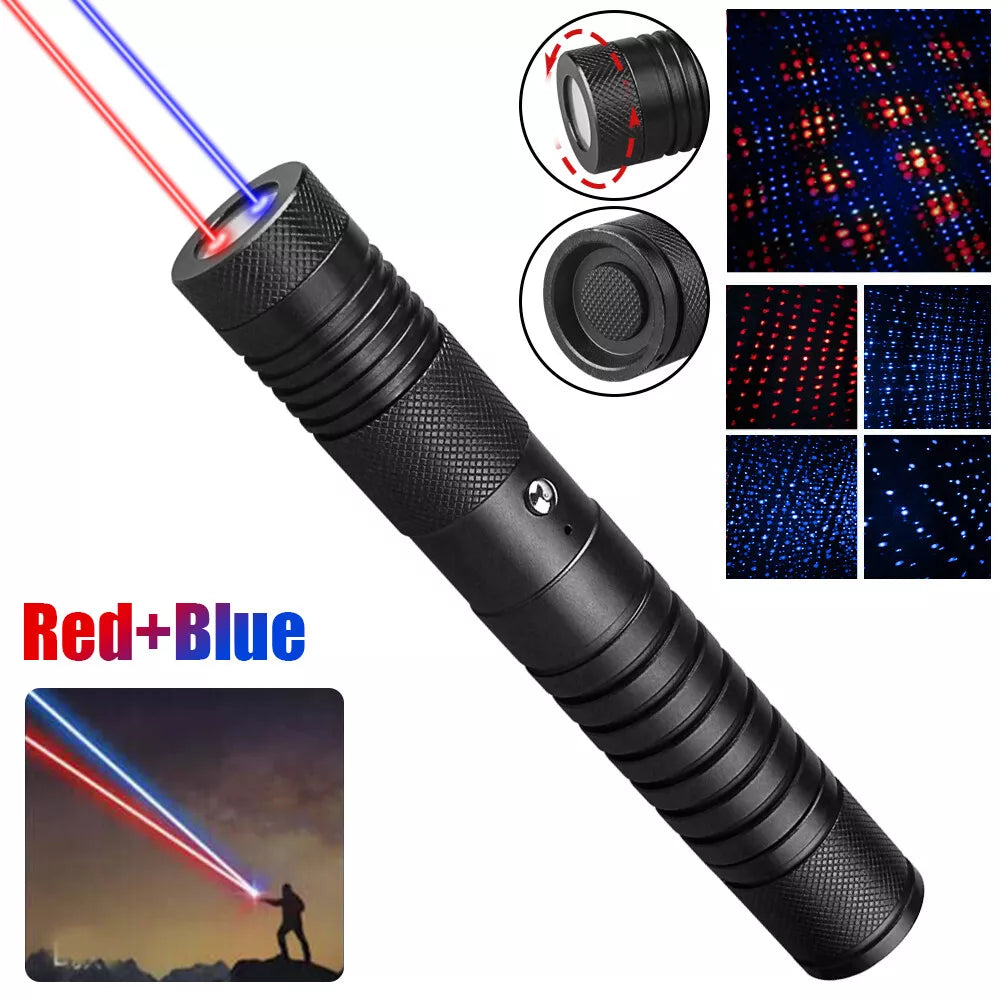 Burning Blue High-Power Tactical Laser Torch- Military Grade Flashlight