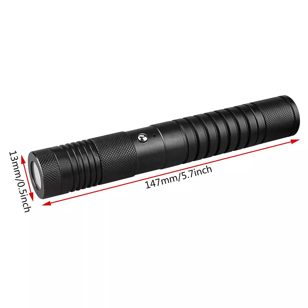 Burning Blue High-Power Tactical Laser Torch- Military Grade Flashlight