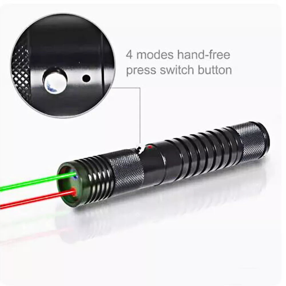 Burning Blue High-Power Tactical Laser Torch- Military Grade Flashlight