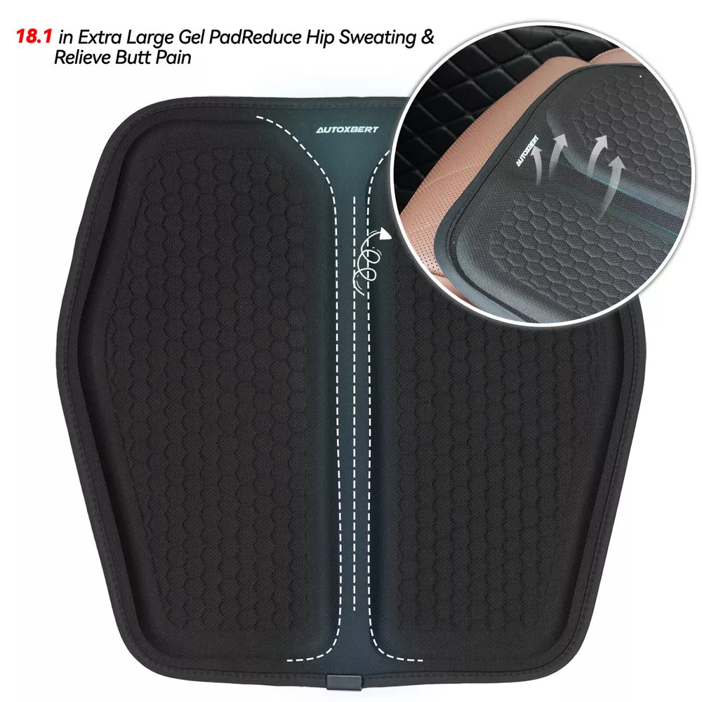 Car Seat Cushion – Breathable Gel Support for Comfort & Pain Relief