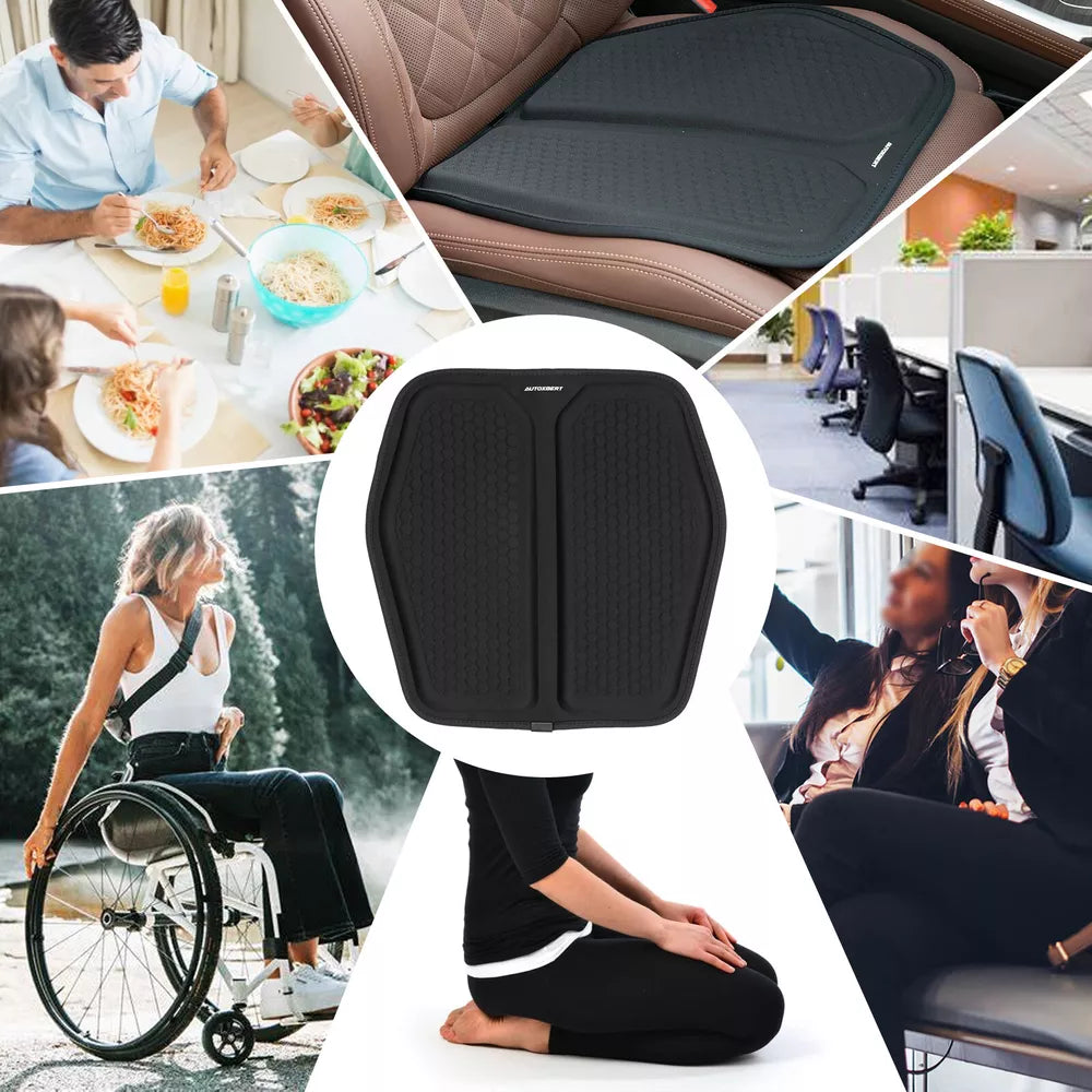 Car Seat Cushion – Breathable Gel Support for Comfort & Pain Relief