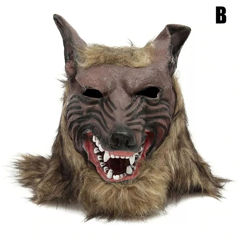 Scary Wolf Mask - Costume Mask for Halloween Masquerade Party