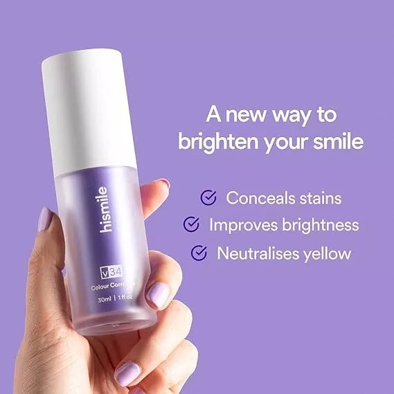 Teeth Color Corrector Serum - Purple Teeth Brightening Booster