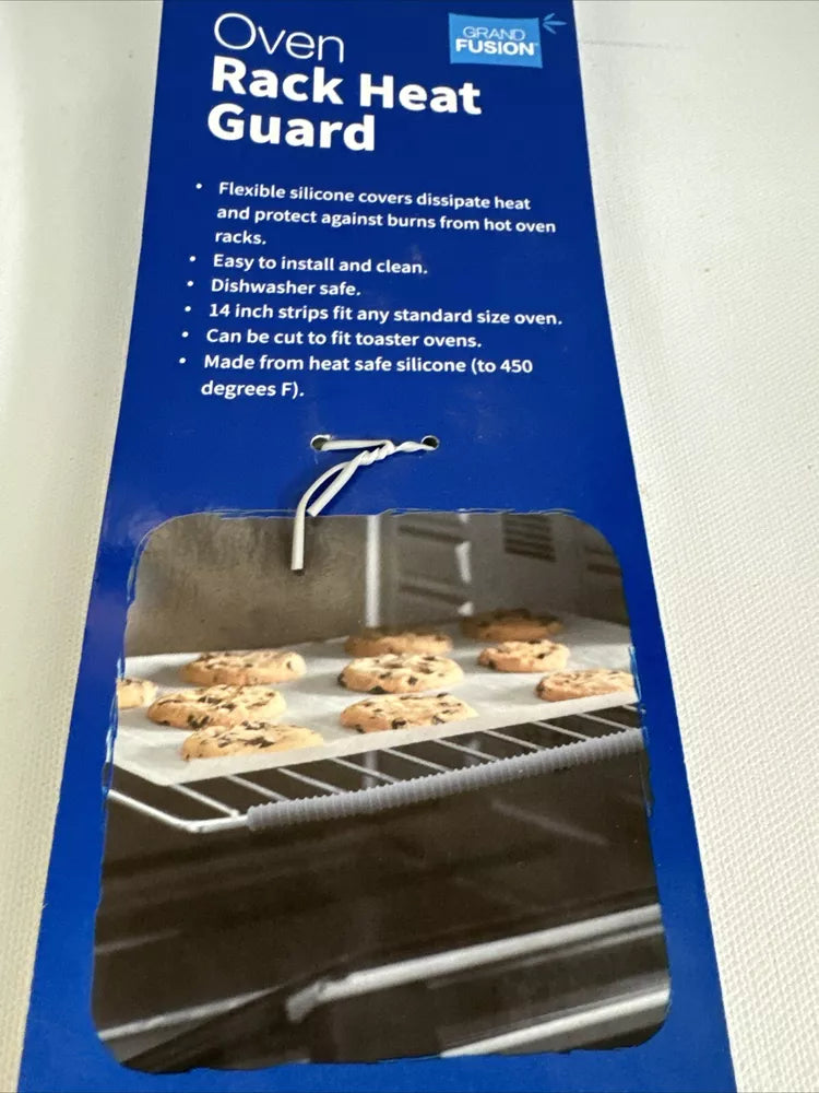 Safety Oven Rack Guard - Heat Resistant Silicone Oven Rack Cover