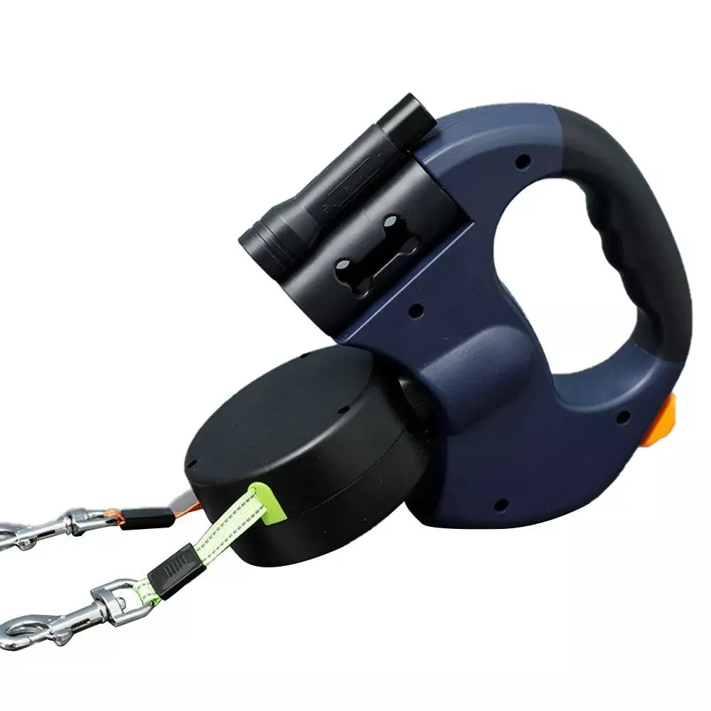 Tangle-Free 2 Dogs Retractable Leash – Convenient Dual Dog Walking