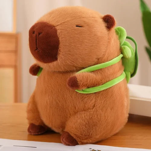 Capybara Plush Strawberry Hat