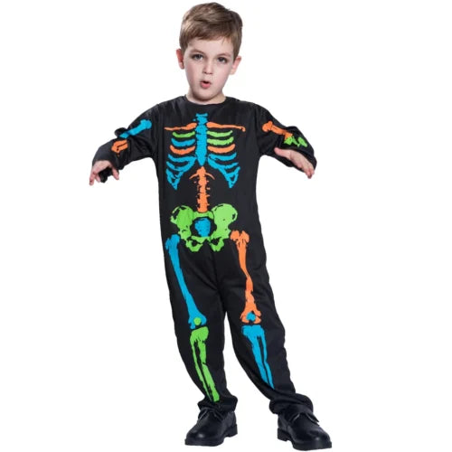 Halloween Rainbow Skeleton Costume