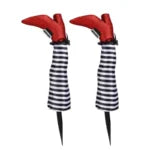 Artificial Witch Legs Halloween Yard Decoration