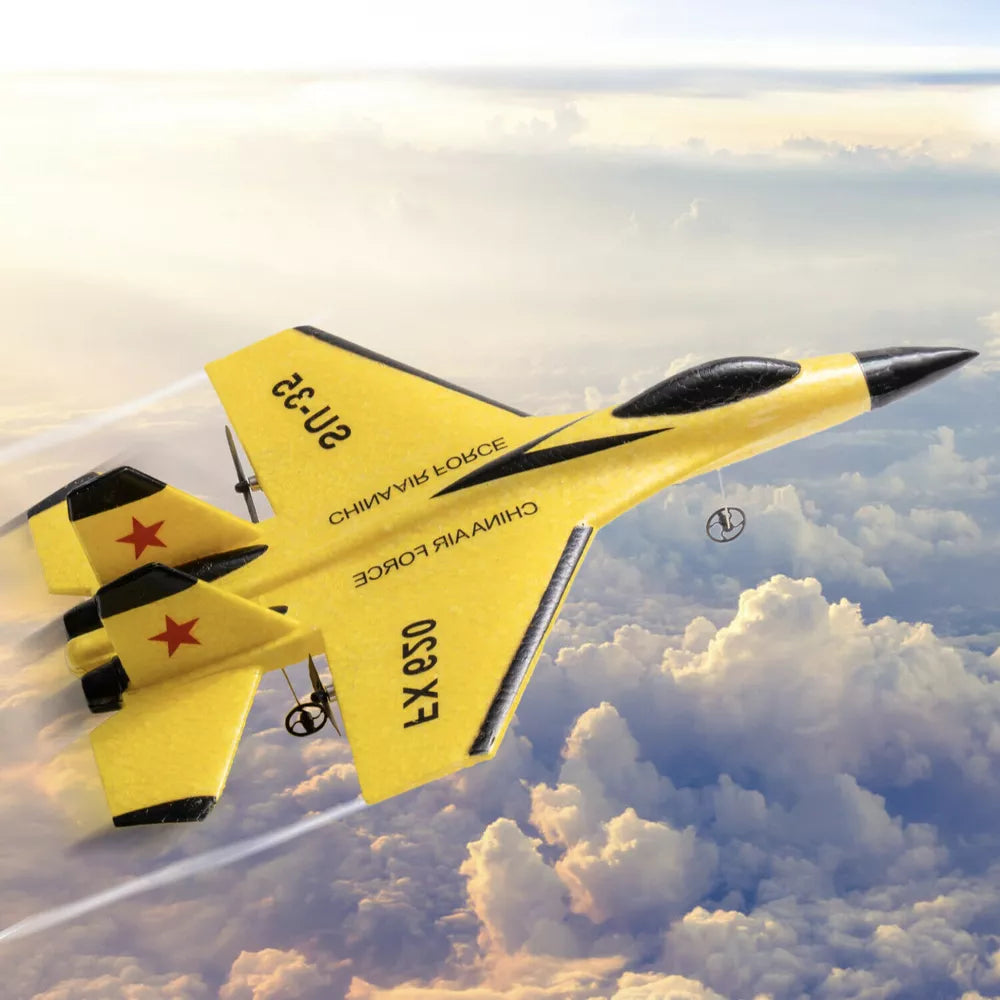 RC Plane SU35 2.4G – LED Light Remote Control Airplane for High-Flying Fun