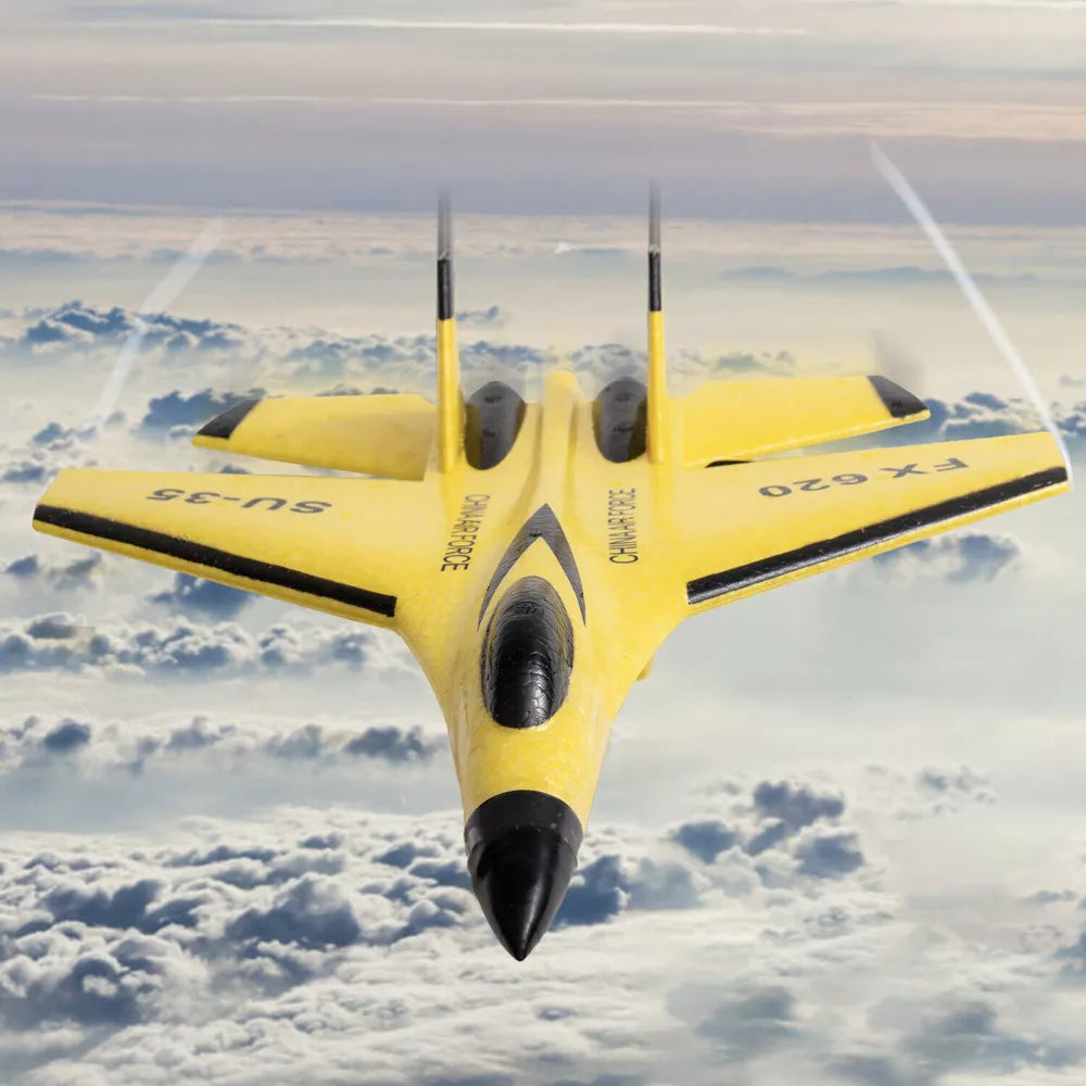 RC Plane SU35 2.4G – LED Light Remote Control Airplane for High-Flying Fun