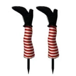 Artificial Witch Legs Halloween Yard Decoration