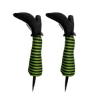 Artificial Witch Legs Halloween Yard Decoration