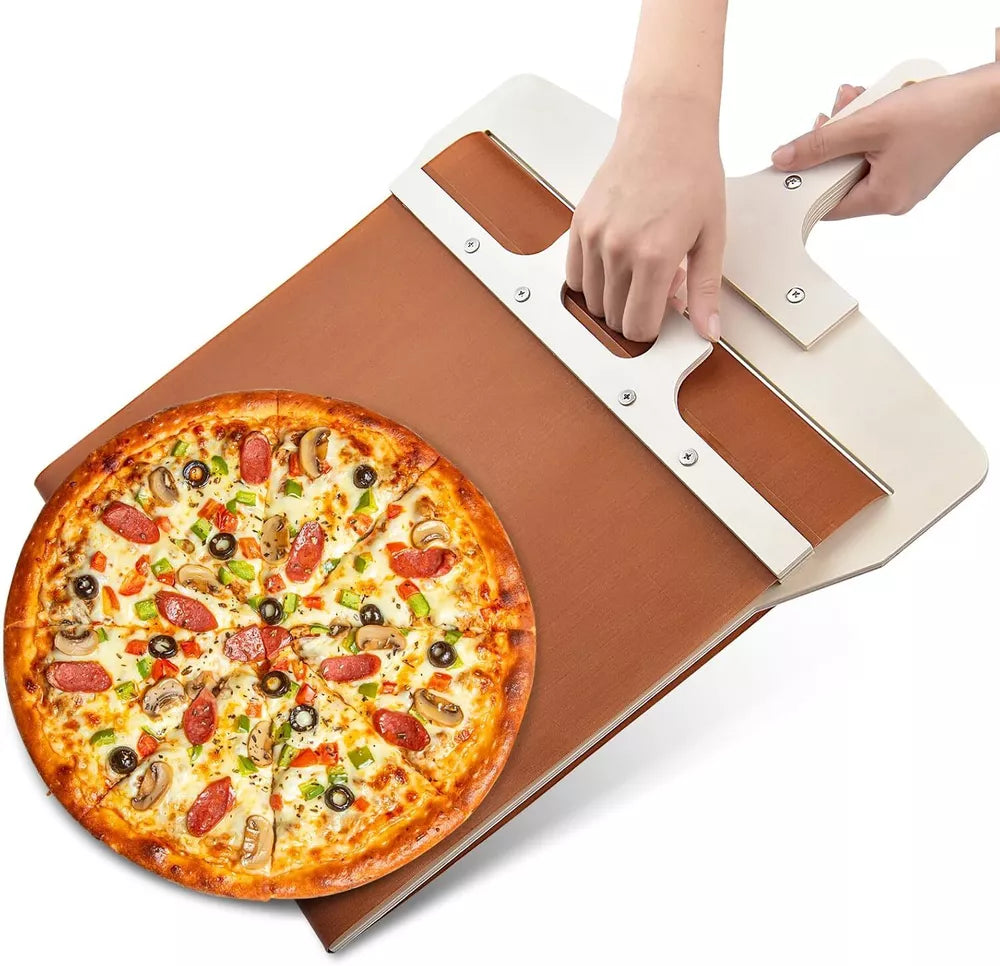 Sliding Pizza Peel – Easily Transfer & Serve Your Pizza
