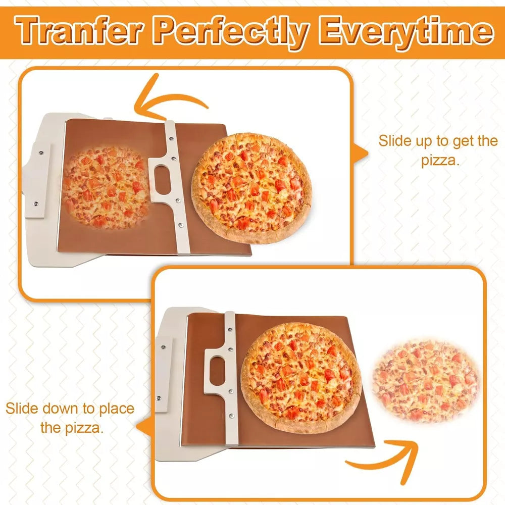Sliding Pizza Peel – Easily Transfer & Serve Your Pizza