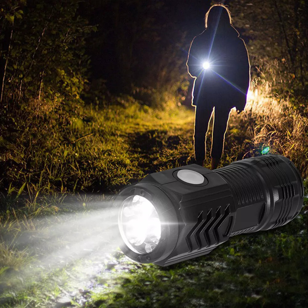 Three-Eyed Monster Mini Flash Super Power Flashlight