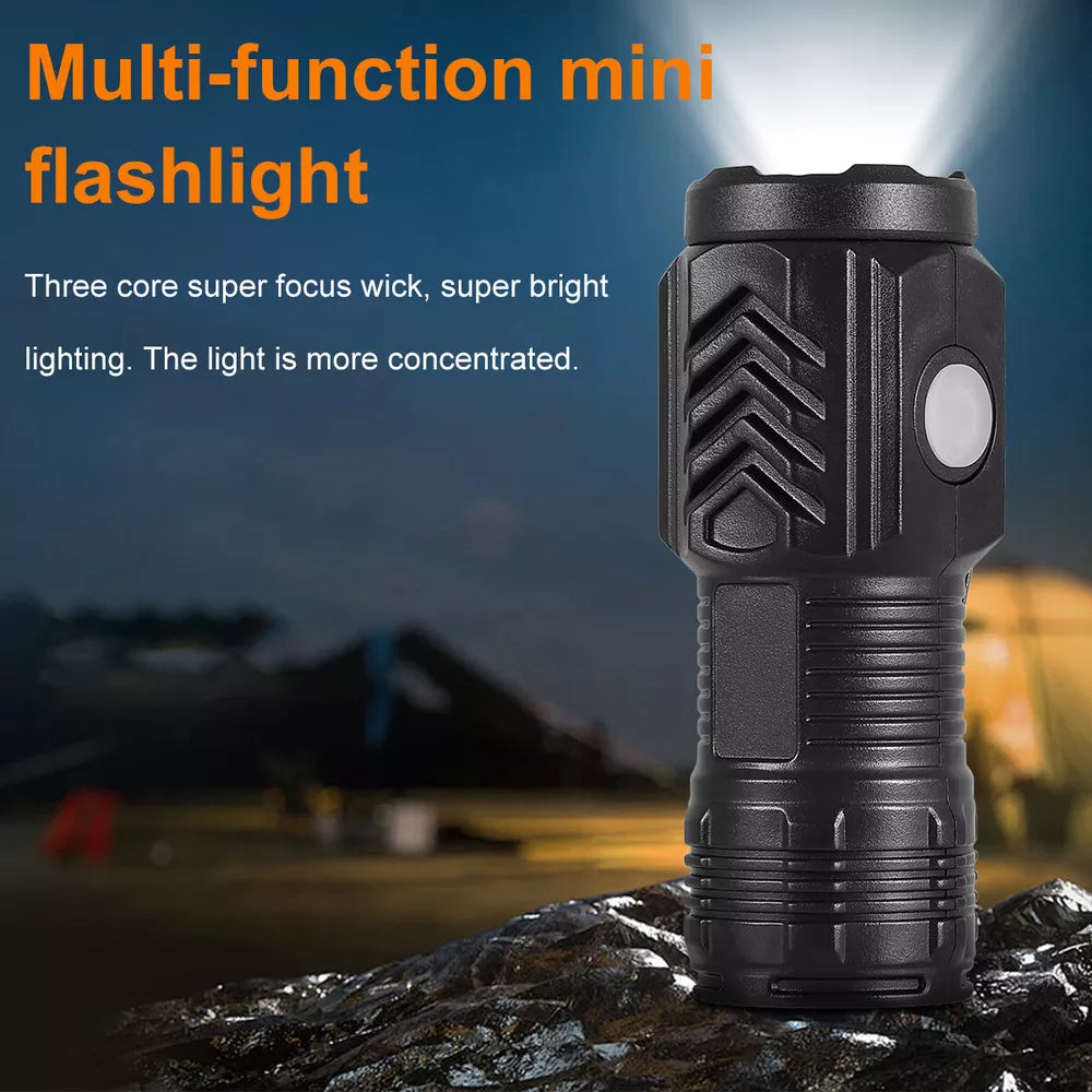 Three-Eyed Monster Mini Flash Super Power Flashlight