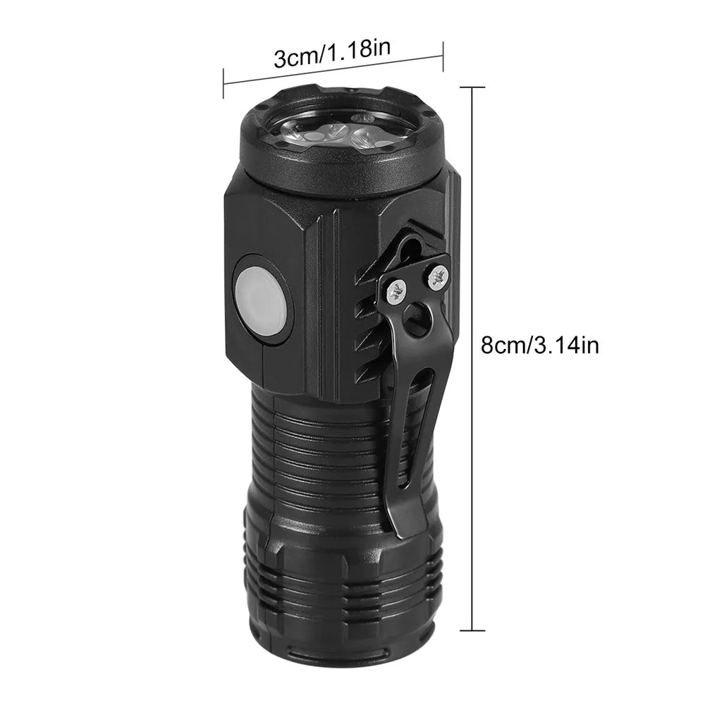 Three-Eyed Monster Mini Flash Super Power Flashlight