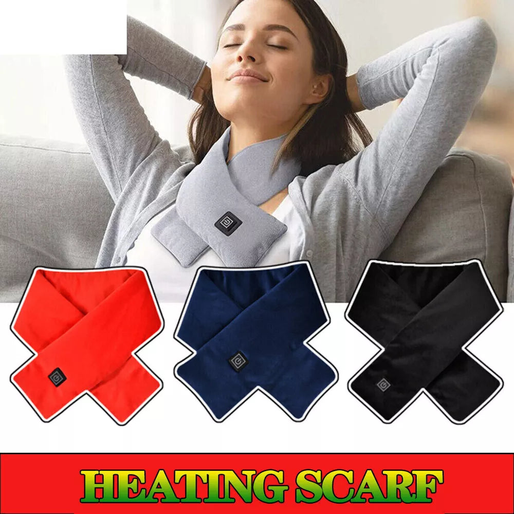Smart Heating Winter Scarf - Heating Pad for Neck Pain &Stiffness Relief