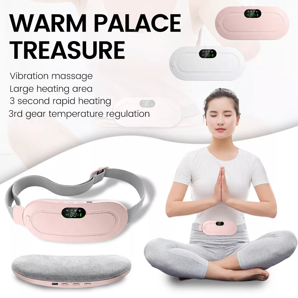 Women's Period Belt, Menstrual Heating Pad for Uterus Cold Dysmenorrhea