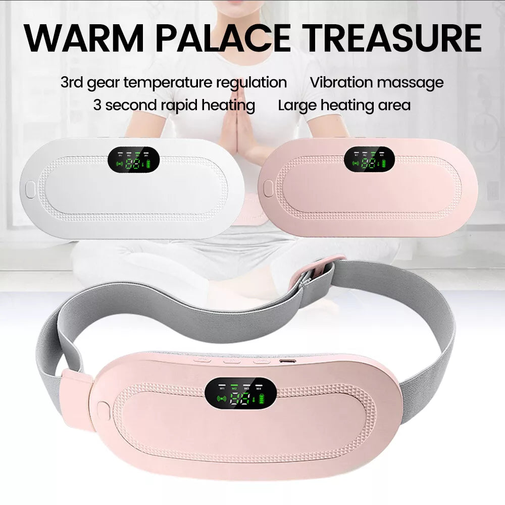 Women's Period Belt, Menstrual Heating Pad for Uterus Cold Dysmenorrhea