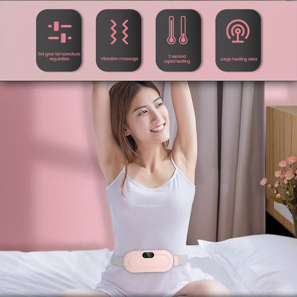 Women's Period Belt, Menstrual Heating Pad for Uterus Cold Dysmenorrhea