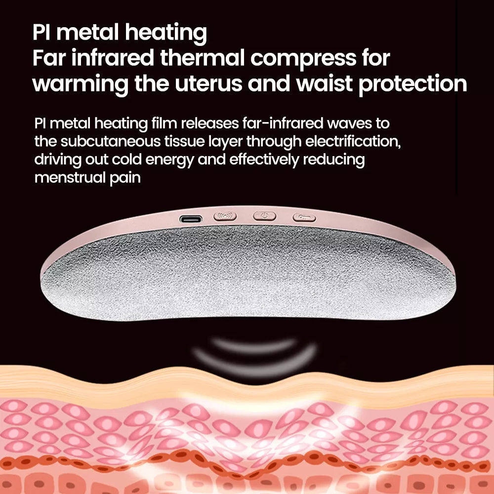 Women's Period Belt, Menstrual Heating Pad for Uterus Cold Dysmenorrhea