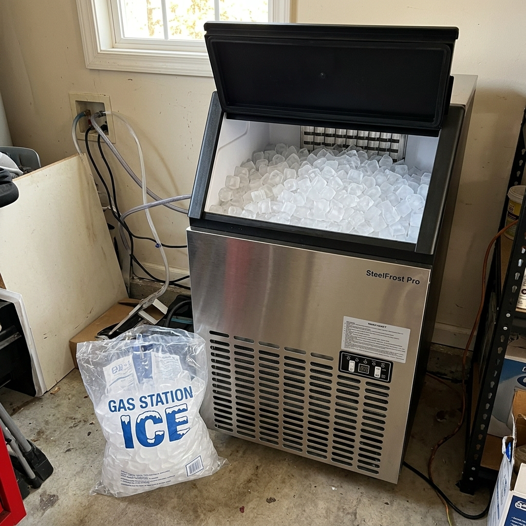 SteelFrost Pro - Commercial Built-In Stainless Steel Ice Maker