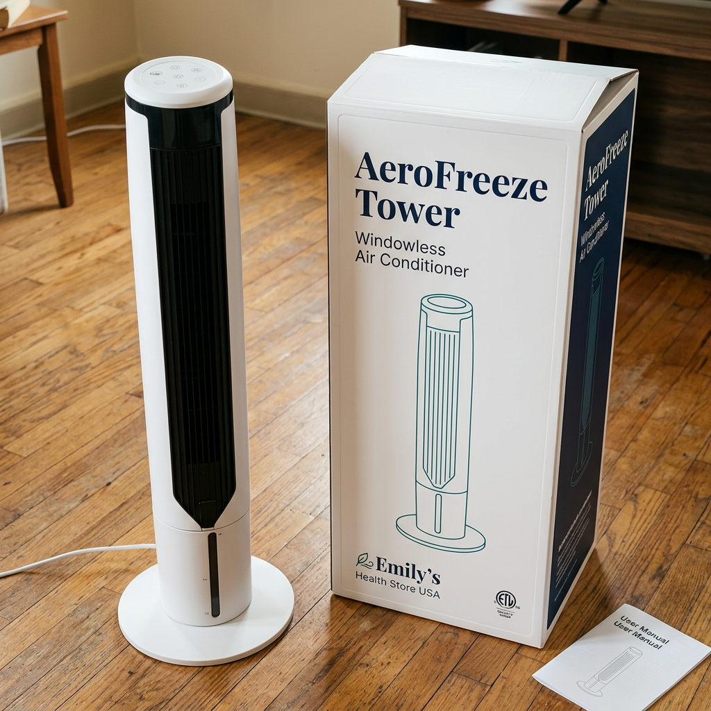 AeroFreeze Tower — Windowless Portable AC