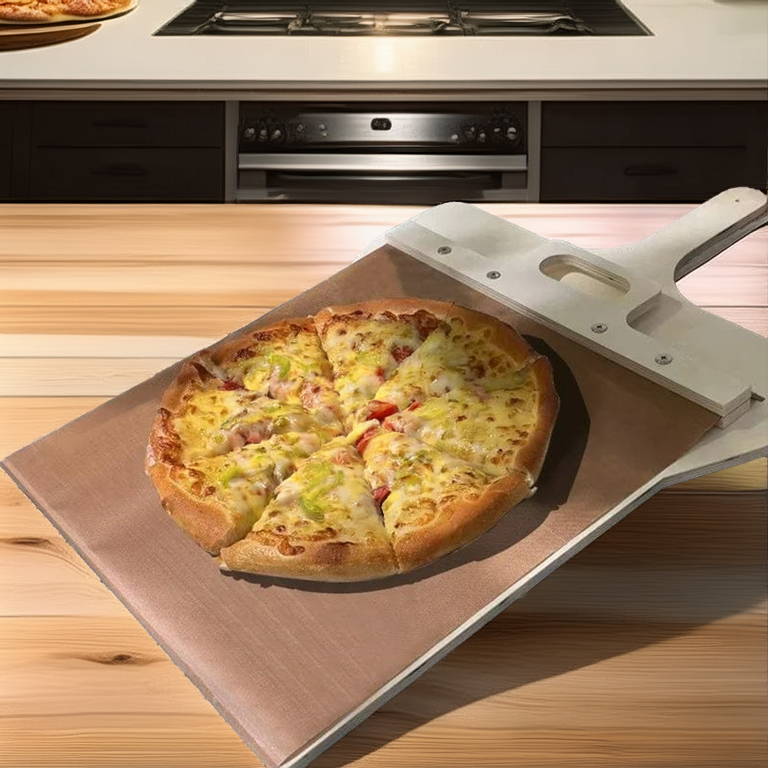 Sliding Pizza Peel – Easily Transfer & Serve Your Pizza