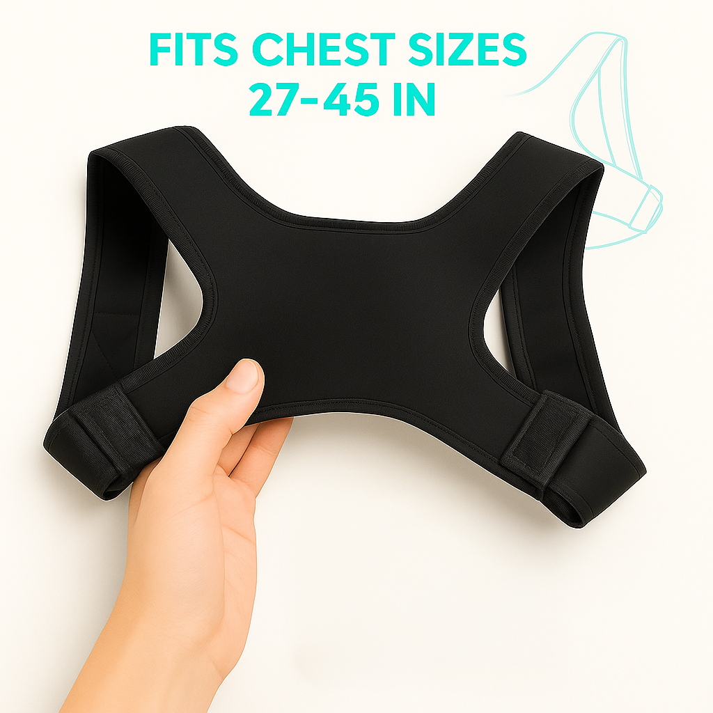 Emily's Back Posture Corrector - Adjustable Support Brace for Pain Relief and Better Posture