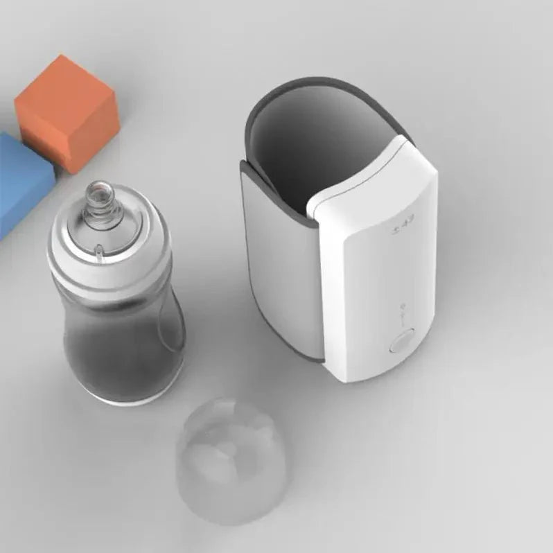 Portable Baby Bottle Warmer – Travel-Friendly & Rechargeable