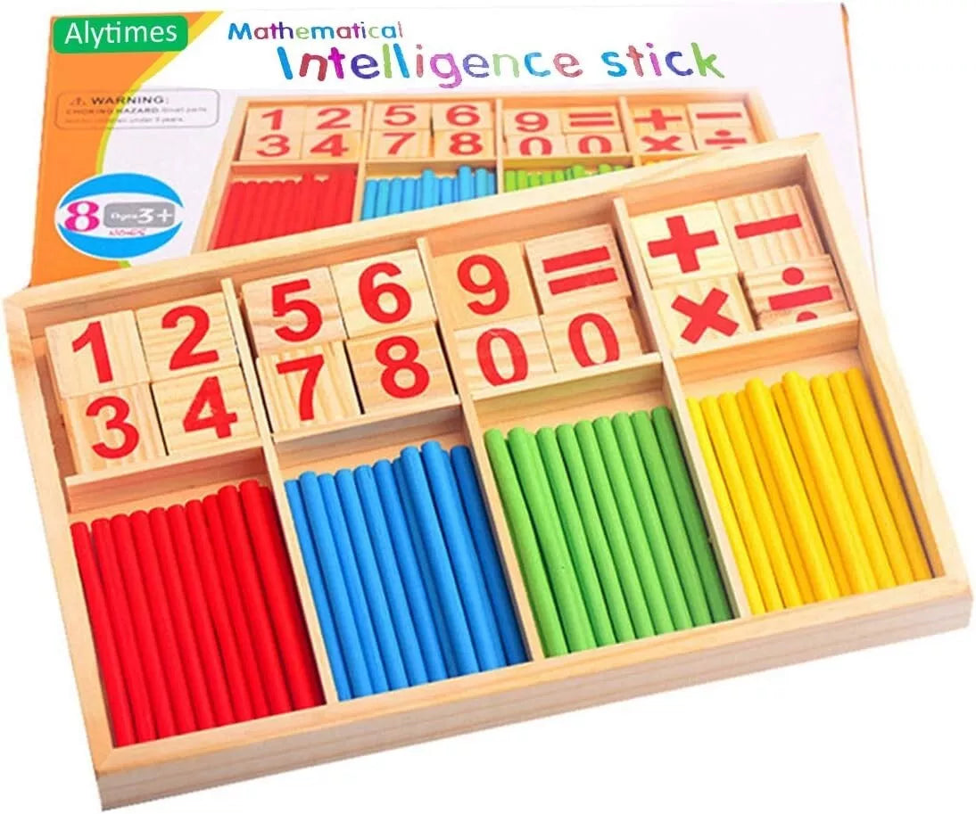 Math Wooden Counting Sticks