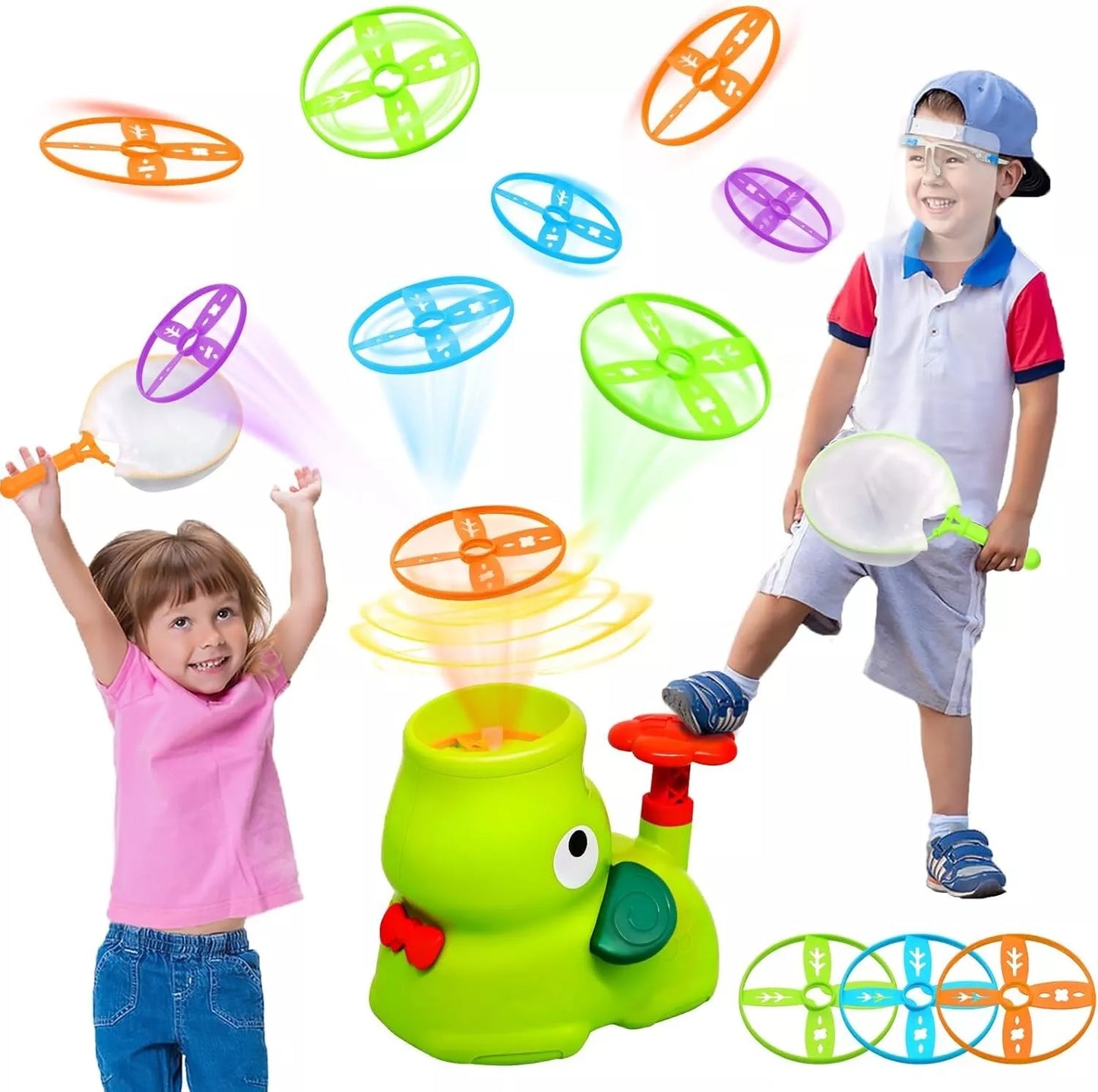 Flying Discs Launcher Toys