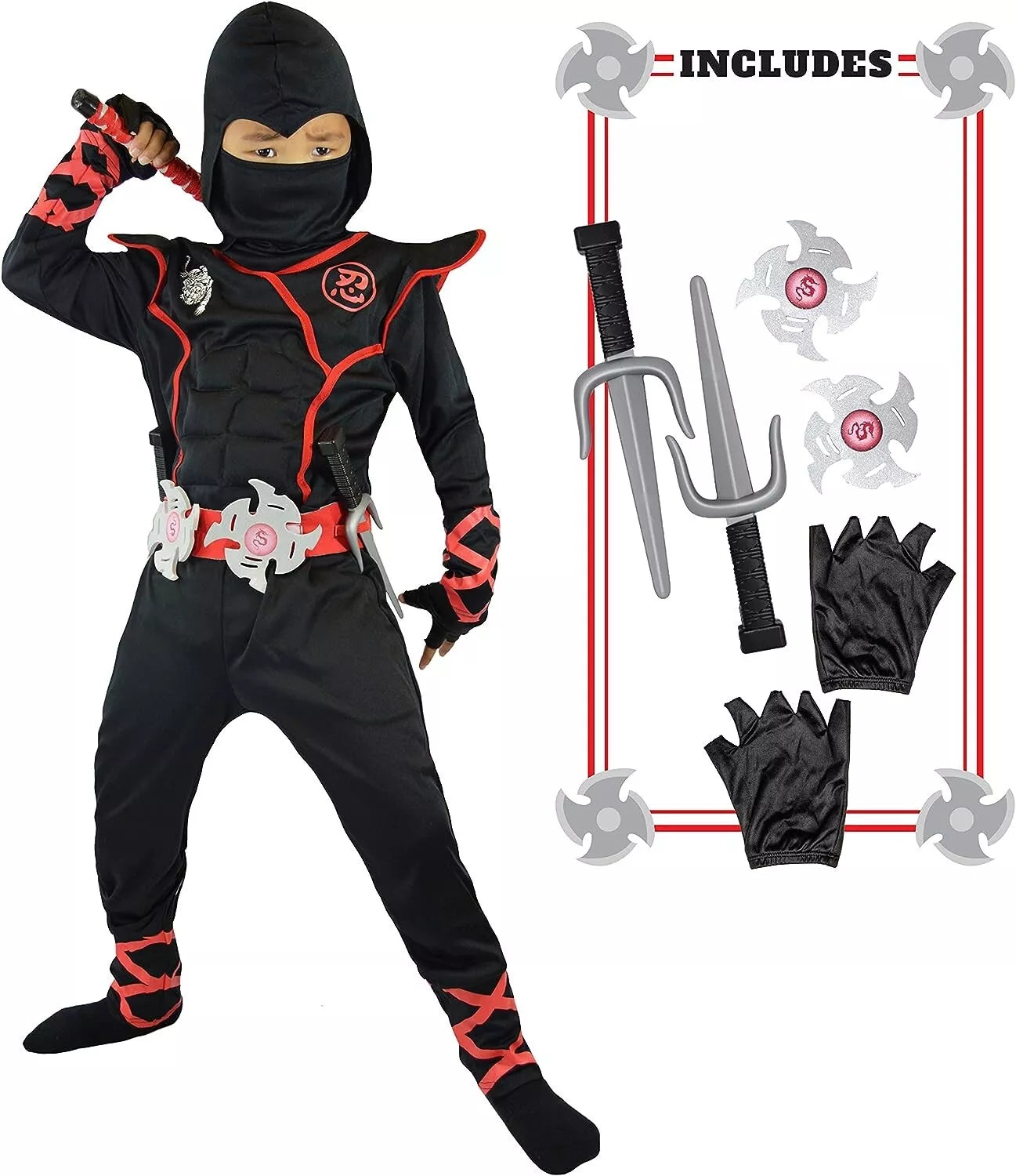 Black Ninja Halloween Costume
