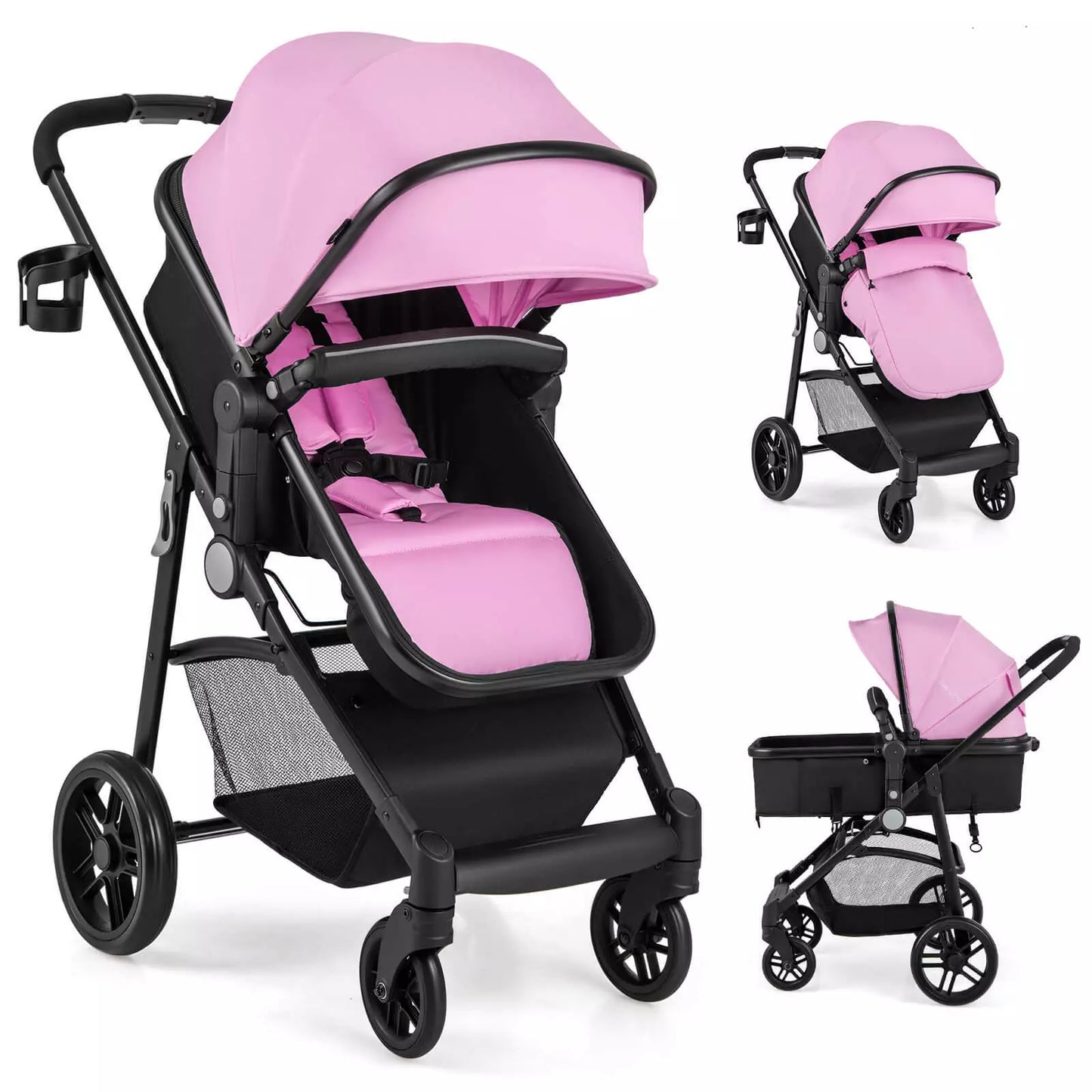 Luxurious 3 In 1 Baby Stroller