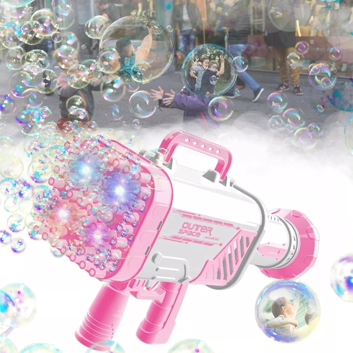 Rocket Launcher Bubble Machine