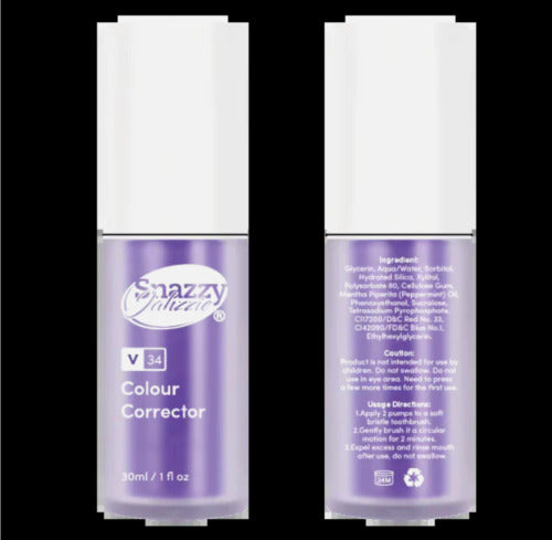 Teeth Color Corrector Serum - Purple Teeth Brightening Booster