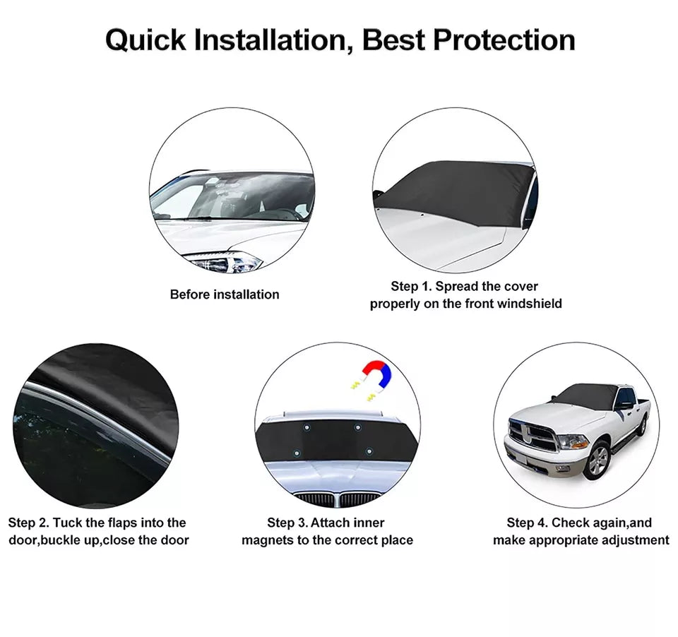 Magnetic Car Windshield Cover – All-Weather Protection for Cars & Trucks