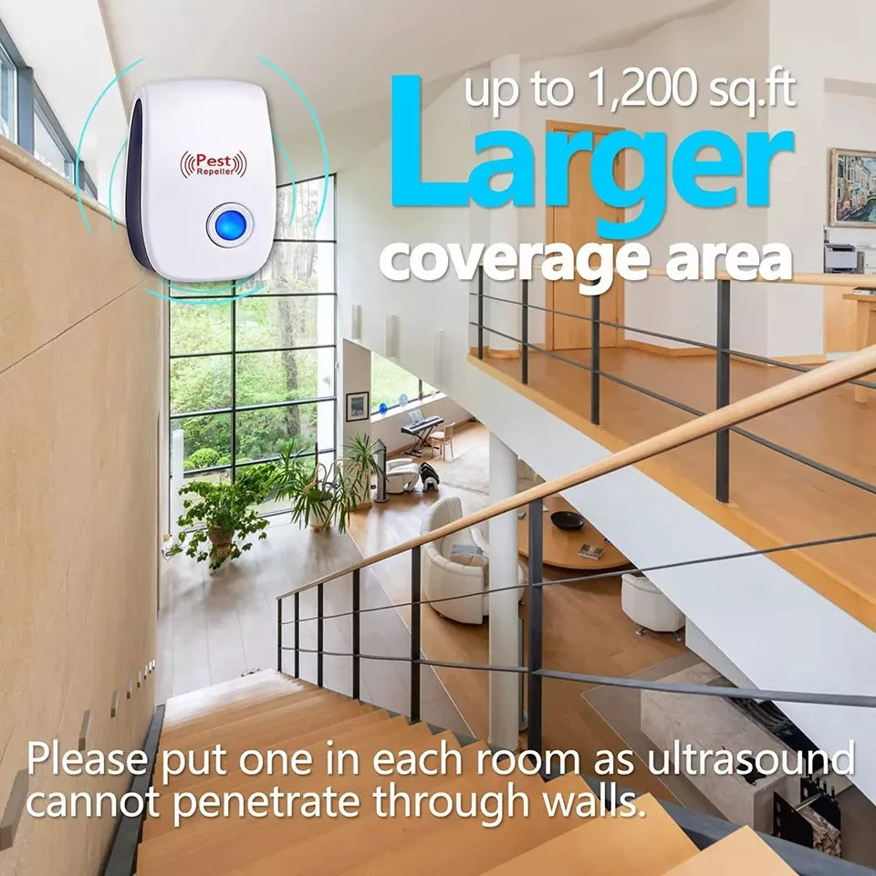 Ultrasonic Pest Repeller – Safe & Effective Rodent & Insect Control