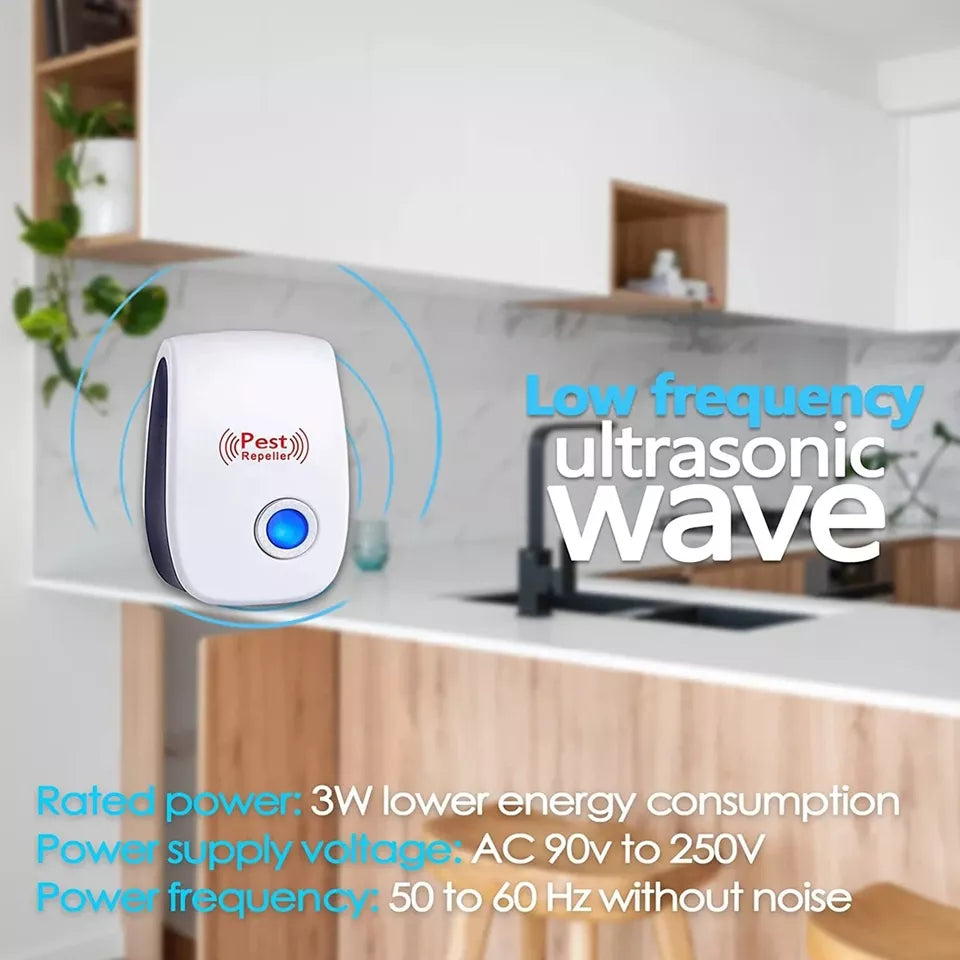 Ultrasonic Pest Repeller – Safe & Effective Rodent & Insect Control